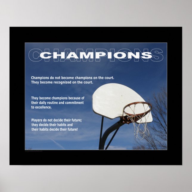 #157 (Matte) Basketball Poster (Front)