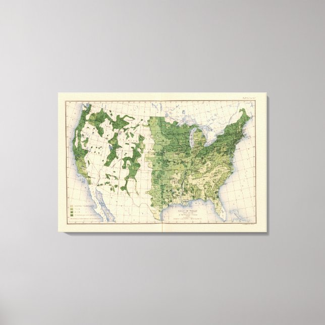 157 Wheat/acre Canvas Print (Front)