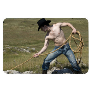 15807-RA Cowboy Magnet