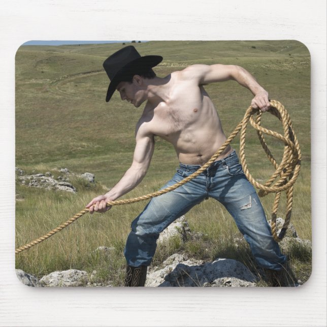 15807-RA Cowboy Mouse Pad (Front)