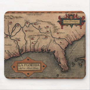 1584 La Florida Map Mousepad