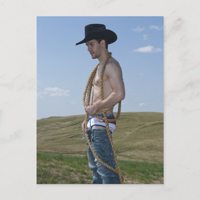 15876-RA Cowboy Postcard (Front)