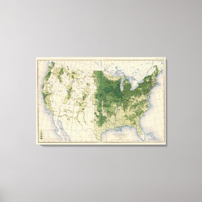158 Oats/sq mile Canvas Print (Front)