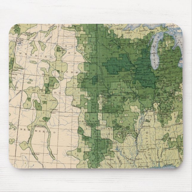 158 Oats/sq mile Mouse Pad (Front)