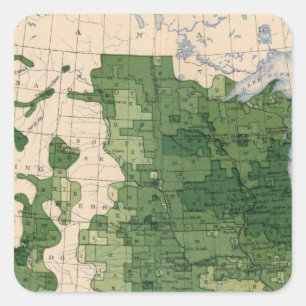 159 Oats/acre Square Sticker