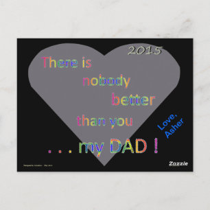 15.05.1 DAD CARD.Asher Postcard