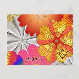 15.05.1.mum.POSTCARD.BUTTERFLY.riley Postcard