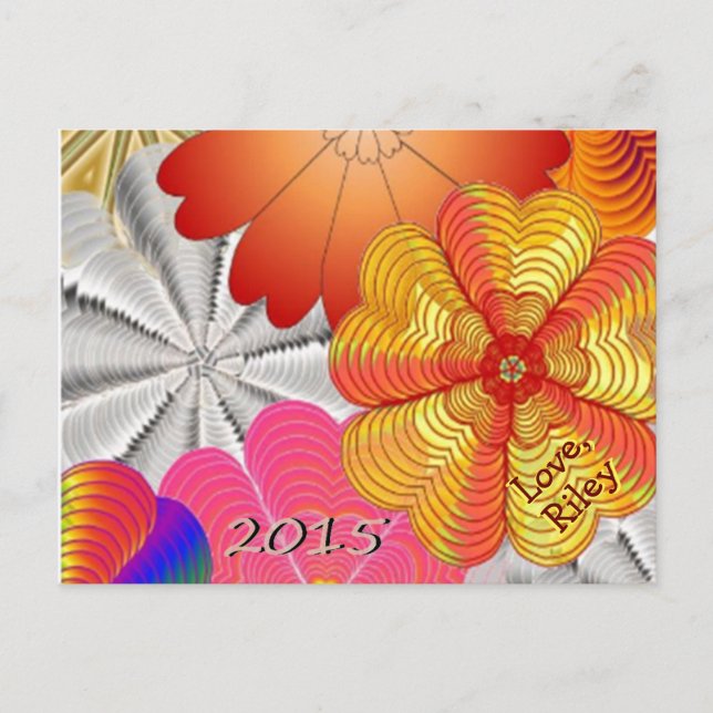 15.05.1.mum.POSTCARD.BUTTERFLY.riley Postcard (Front)