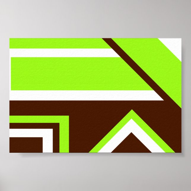 15 Adjustable Swatches Background on a Poster (Front)