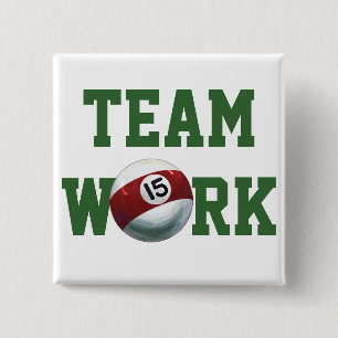 15 Ball 15 Cm Square Badge
