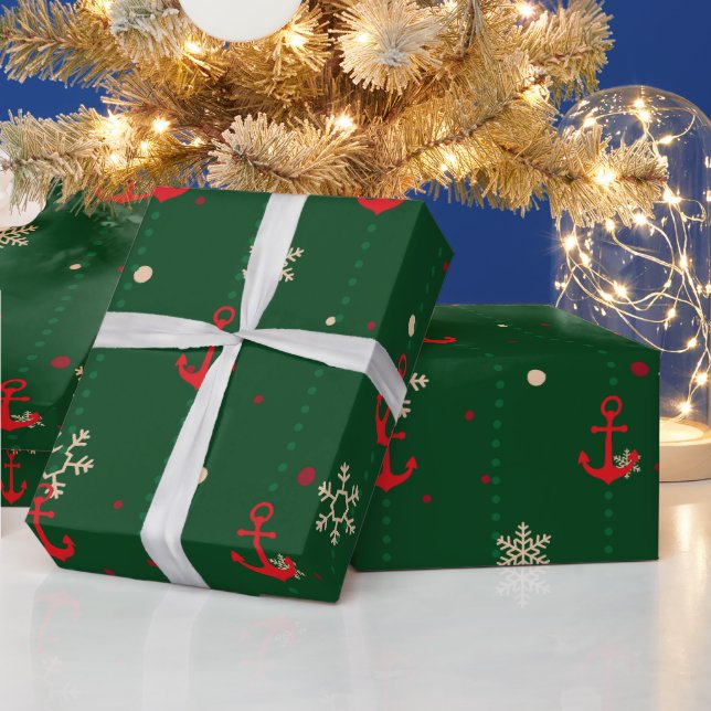 #15 Nautical Haven Wrapping Paper "Big Size" (Holidays)