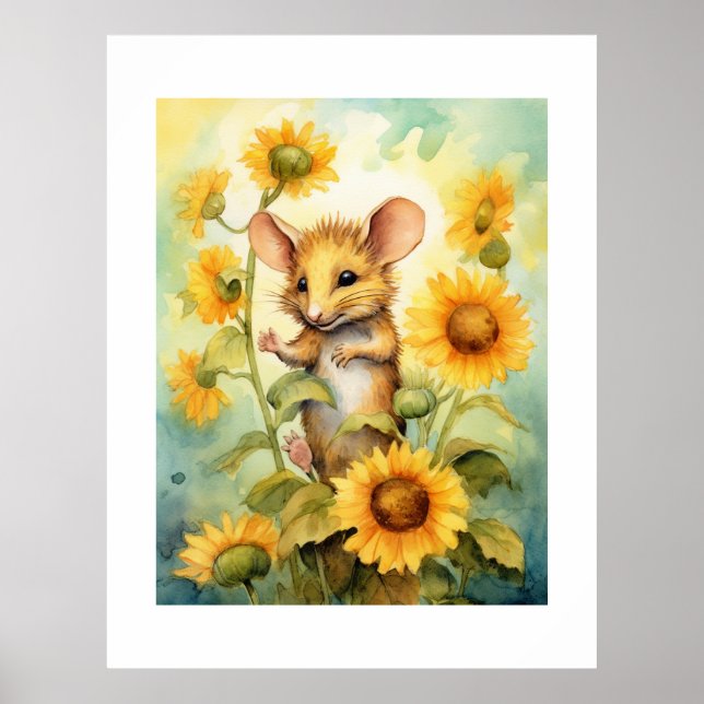 15 of 17 Sunflower Garden Miceville Poster (Front)