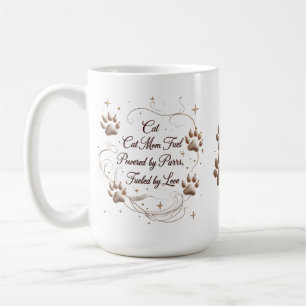 15 oz Cat Mum Mug – Powered by Purrs, Fuelled