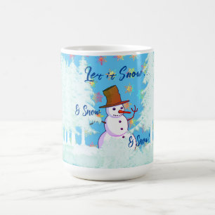 15 Oz. Coffee Hot Drinks Wintertime Coffee Mug