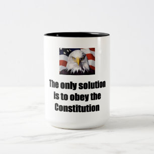 15 oz. Coffee Mug w/ Bald Eagle w/ The only