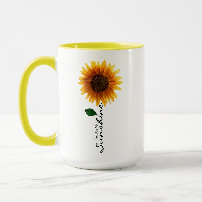 15 oz. Combo Mug - You Are My Sunshine (Left)