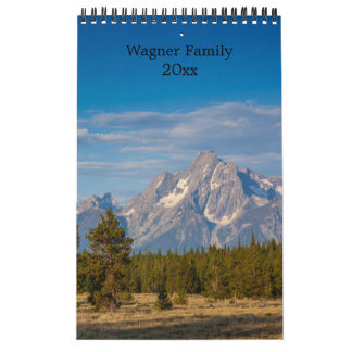 15 Photos Scenic Mountains Personalise Calendar
