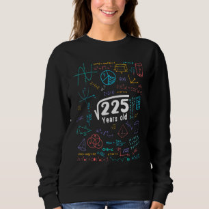 15 Year Old Boys Girls 15th Birthday Square Root O Sweatshirt