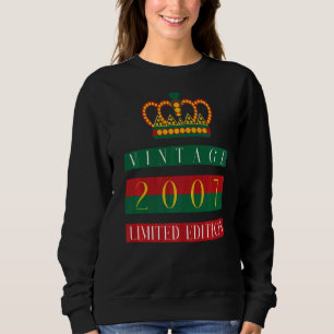 15 Year Old Vintage 2007 15th Birthday 11 Sweatshirt