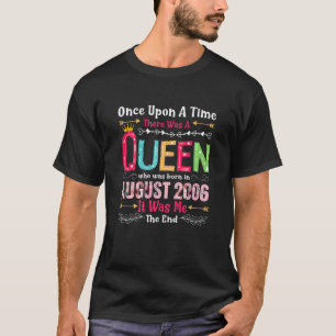 15 Years Old Birthday Girls 15Th Birthday Queen Au T-Shirt