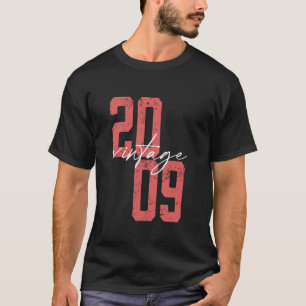 15 Years Old Vintage 2009 15th Birthday Decoration T-Shirt