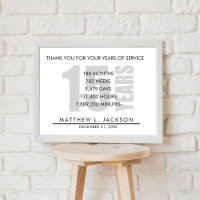 15 Years Retirement or Employee Appreciation Gift