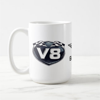 15oz Coffee Mug V8 Logo & Horse Wings