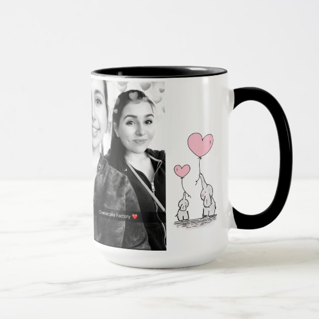 15oz Combo Custom Coffee Sisters2 Mug By Zazz_it (Right)