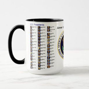 15oz Custom Presidents Coffee Mug By Zazz_it