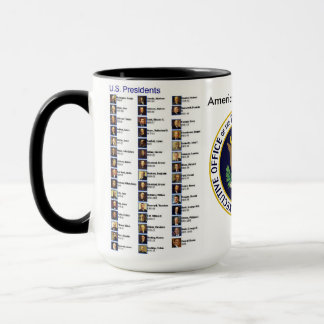 15oz Custom Presidents Coffee Mug By Zazz_it