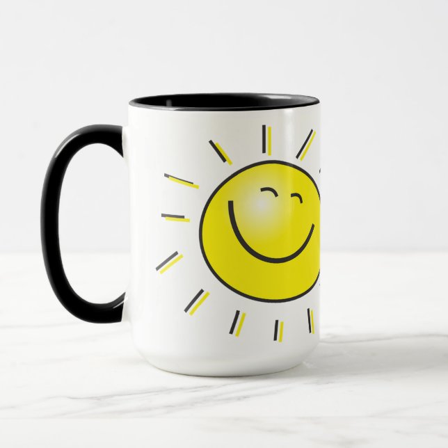 15oz Custom Sunshine Mug Created By Zazz_it (Left)