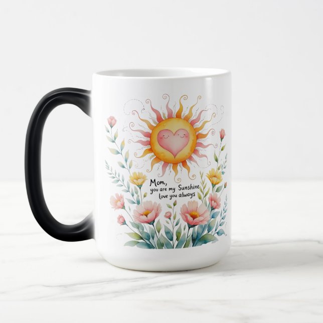15oz Magic Morphing Mug | Heat Reveal Gift (Left)