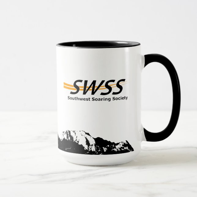 15oz Mug: Southwest Soaring Society & SWR Mug V2 (Right)