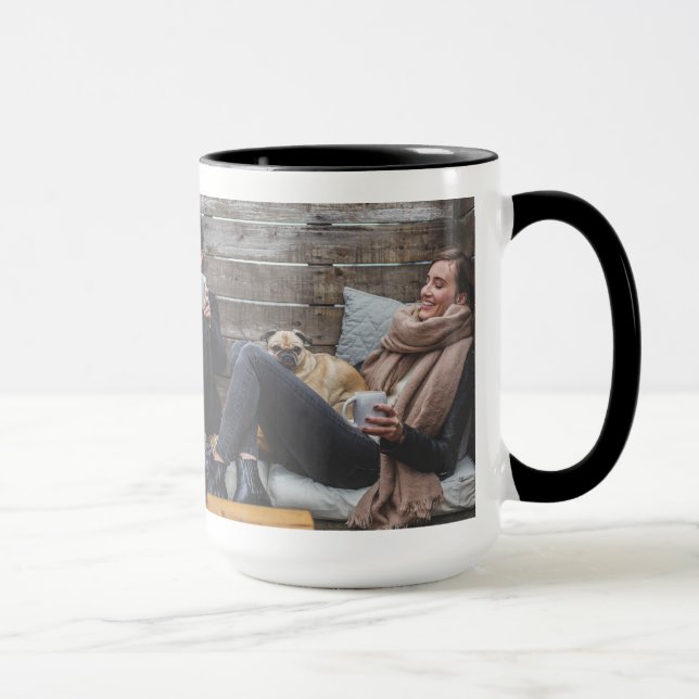 15oz Sparkle Custom Coffe Mug By Zazz_it (Right)