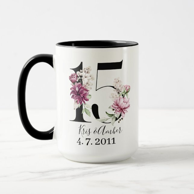 15th Anniversary Coffee Mug (Left)