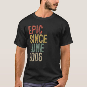 15Th Birthday 15 Years Old Vintage Made Born 2006 T-Shirt