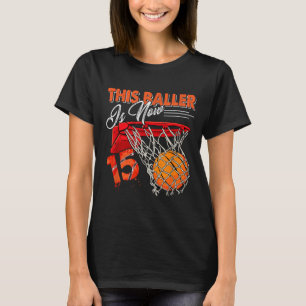 15th Birthday Basball T-Shirt