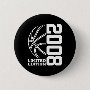 15th Birthday Basketball Limited Edition 2008 1 6 Cm Round Badge