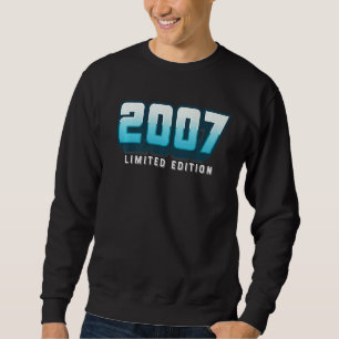 15th Birthday Boy Girl 15 Years 2007 8 Sweatshirt