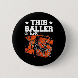 15th Birthday Bysketbyll Boys 6 Cm Round Badge