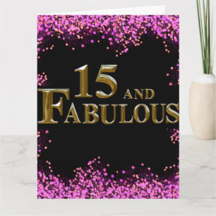 15th  Birthday  Card