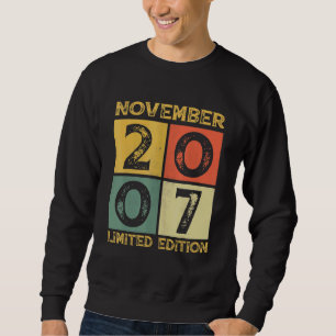15th Birthday Decorations November 2007 15 Years O Sweatshirt