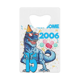 15th Birthday Dinosaur 15 Year Old Boy Kids