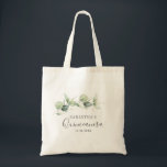 15th Birthday Eucalyptus Quinceanera Greenery Tote Bag<br><div class="desc">TIP: Matching items available in this collection. Our botanical eucalyptus birthday collection features watercolor foliage and modern typography in dark grey text. Use the "Customise it" button to further re-arrange and format the style and placement of text. Could easily be repurpose for other special events like anniversaries, baby shower, birthday...</div>