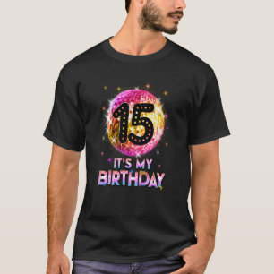 15th Birthday Outfit For Girls 1970s Retro Ball Di T-Shirt
