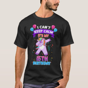 15th Birthday Unicorn For 15 Years Old Girls At A T-Shirt