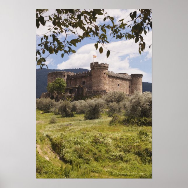 15Th Century Castle Of The Duke Of Alburquerque Poster (Front)