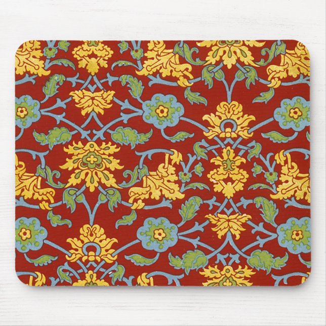 15th Century Italian Textile - Mousepad (Front)