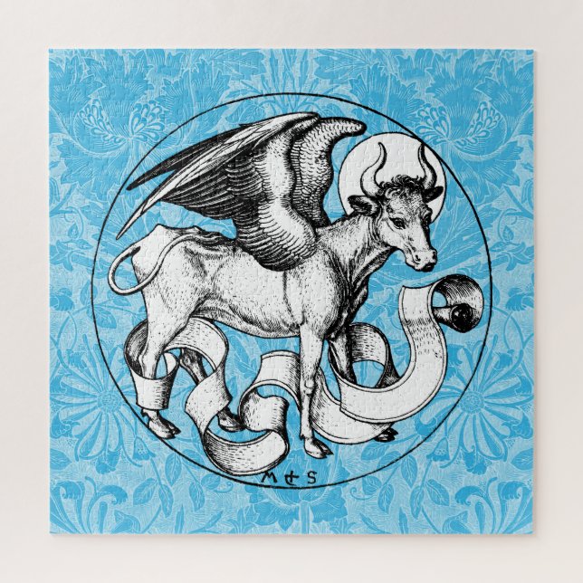 15th Century St Luke's Emblem Winged Bull Jigsaw Puzzle (Vertical)