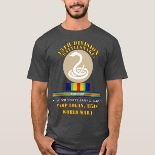 15th Division Rattlesnake Camp Logan Tx WWI T-Shirt